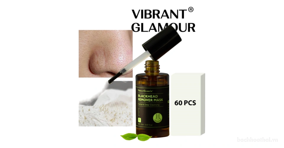 Mặt nạ lột mụn thảo mộc VIBRANT GLAMOUR Herbal Blackhead Remover Mask