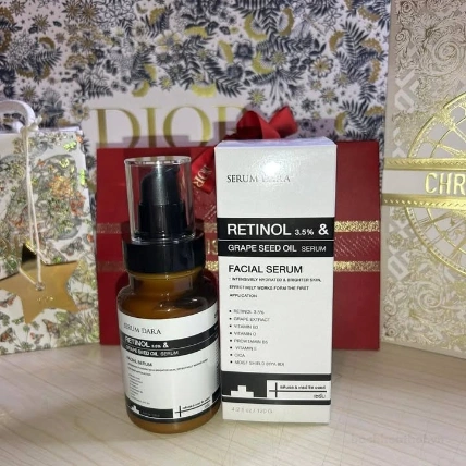 Tinh chất chống lão hoá da Serum Dara Retinol 3.5 chiết xuất dầu hạt nho  ảnh 5