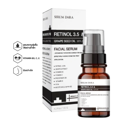 Tinh chất chống lão hoá da Serum Dara Retinol 3.5 chiết xuất dầu hạt nho  ảnh 1