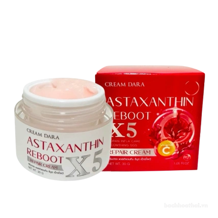 Bộ đôi kem dưỡng Cream Dara Astaxanthin Reboot X5 và Serum Dara dưỡng trắng trẻ hoá da   ảnh 5