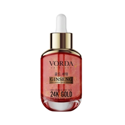 Serum chống lão hóa làm mờ nếp nhăn Vorda Ginseng Collagen Gold  ảnh 1