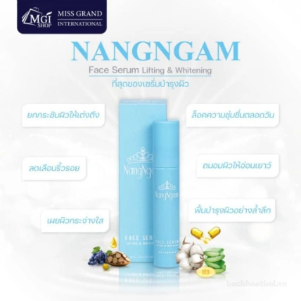 Serum dưỡng trắng và nâng cơ mặt Nangngam Face Serum Lifting & Whitening  ảnh 8