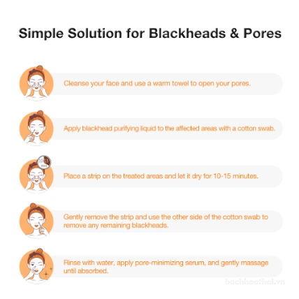 Combo loại bỏ mụn thu nhỏ lỗ chân lông Salicylic Acid Blackhead Purifying & Pore Minimizing Set ảnh 8