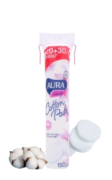 Ảnh sản phẩm Bông tẩy trang AURA Coton Pads 150 miếng 1