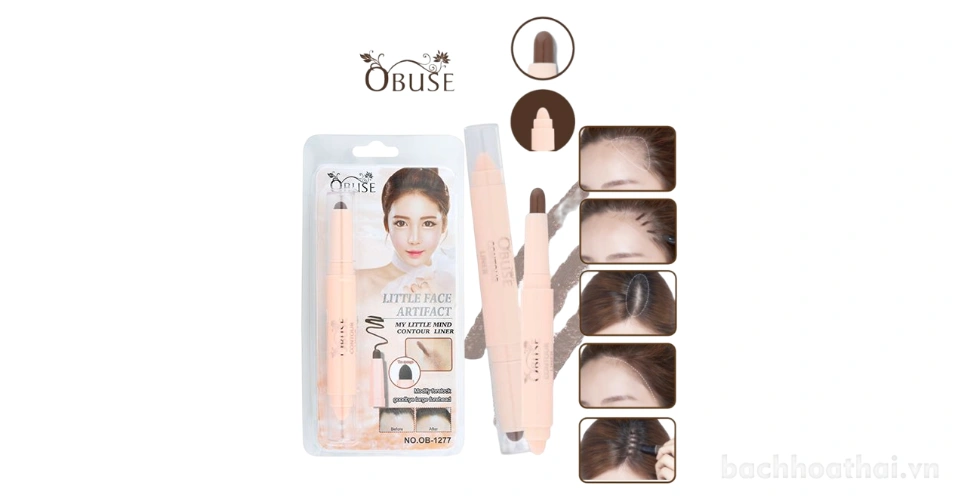 Bút phủ che khuyết điểm da đầu Obuse Contour Liner Thái Lan
