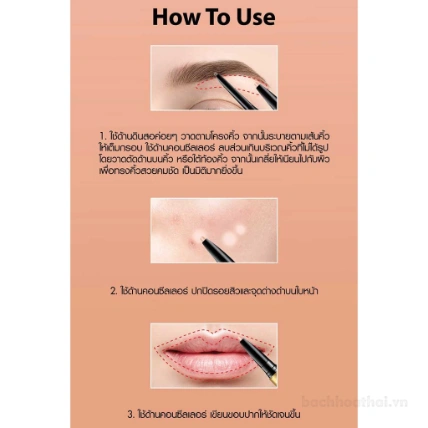 Kẻ chân mày Browit Perfectly Defined Brow Pencil & Concealer ảnh 13