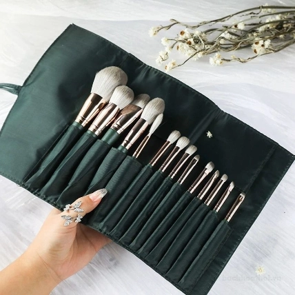 Bộ cọ trang điểm 14 cây kèm bao da sang trọng  ảnh 25