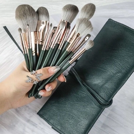 Bộ cọ trang điểm 14 cây kèm bao da sang trọng  ảnh 27