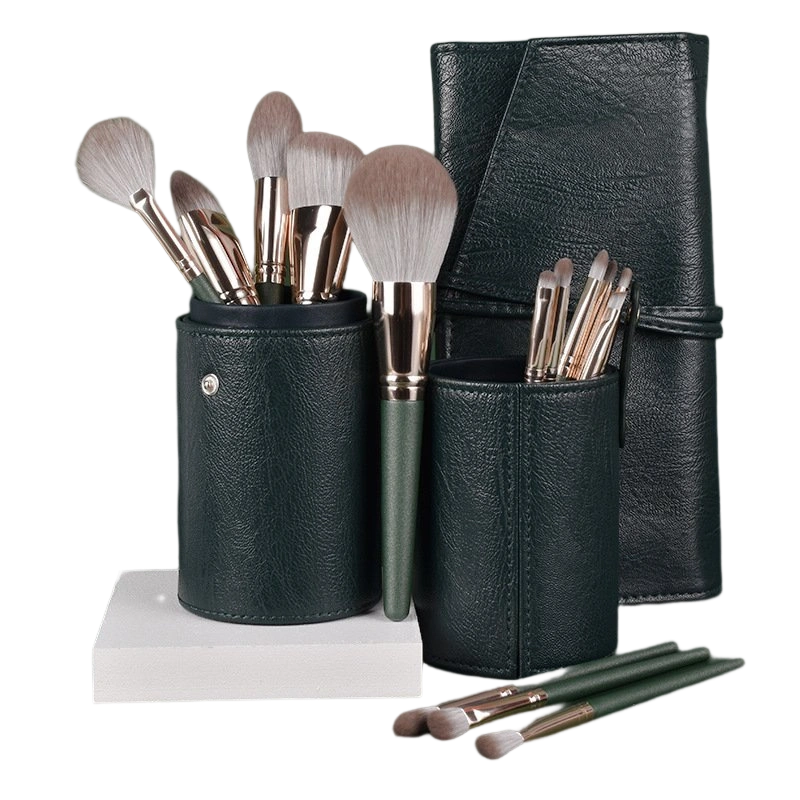 Bộ cọ trang điểm 14 cây kèm bao da sang trọng