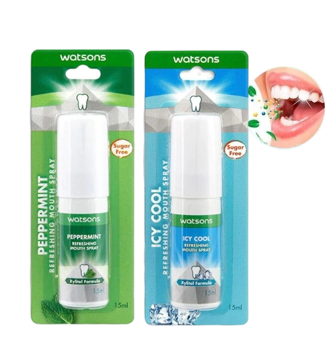 Xịt thơm miệng Watson Refreshing Mouth Spray ThaiLand 15ml