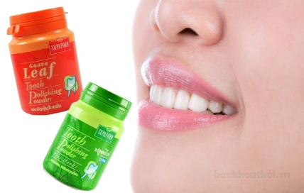 Bột làm trắng răng thảo dược Supaporn Tooth Polishing Powder Plus Herbs Thái Lan ảnh 8