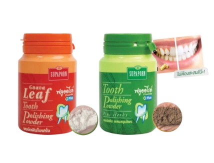 Bột làm trắng răng thảo dược Supaporn Tooth Polishing Powder Plus Herbs Thái Lan ảnh 1