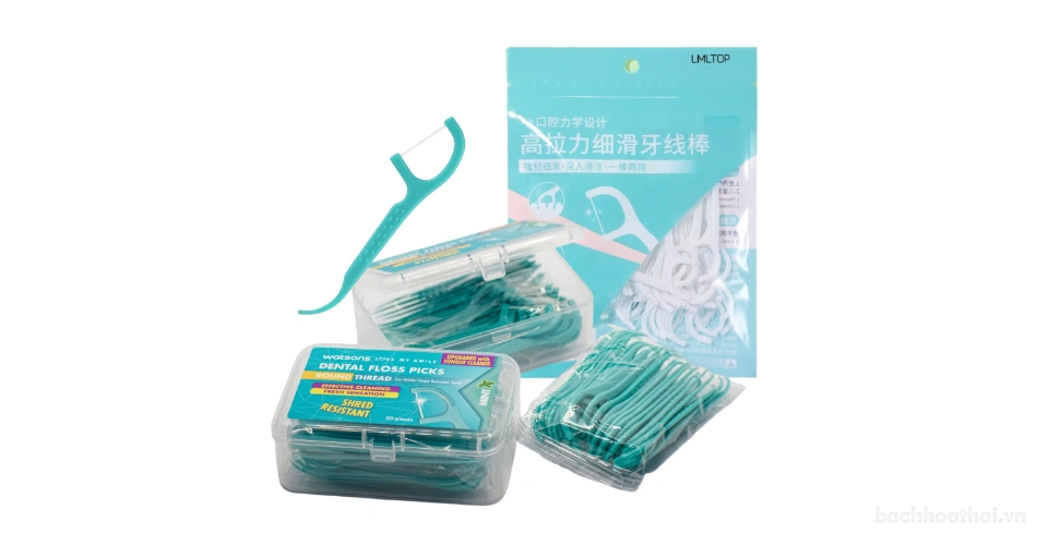 Chỉ nha khoa Watsons Round Thread Dental Floss Picks Thái Lan