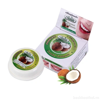 Bộ kem đánh răng thảo dược thơm miệng trắng răng  Herbal Clove Toothpaste + Coconut Toothpaste ảnh 3
