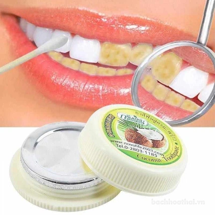 Bộ bột tẩy trắng răng thảo dược thơm miệng Green Herb Herbal Clove Toothpaste  (tặng Coconut Toothpaste) ảnh 9