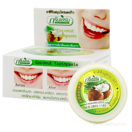 Bộ kem đánh răng thảo dược thơm miệng trắng răng  Herbal Clove Toothpaste + Coconut Toothpaste ảnh 9