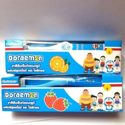 Bộ kem đánh răng trẻ em St. Andrew phiên bản Doraemon kèm bàn chải ảnh 4
