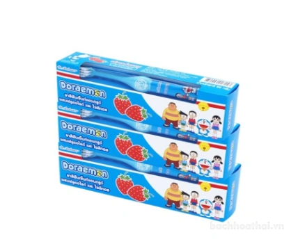 Bộ kem đánh răng trẻ em St. Andrew phiên bản Doraemon kèm bàn chải  ảnh 8