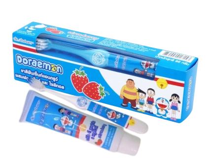 Bộ kem đánh răng trẻ em St. Andrew phiên bản Doraemon kèm bàn chải  ảnh 1
