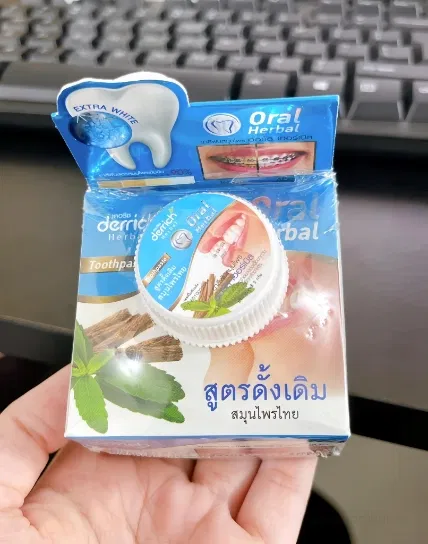 Kem tẩy trắng răng Derrich Oral Herbal Thái Lan ảnh 13