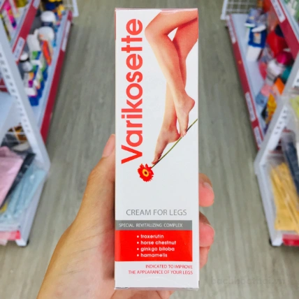 Kem bôi suy giãn tĩnh mạch Varikosette Cream For Legs Nga ảnh 9