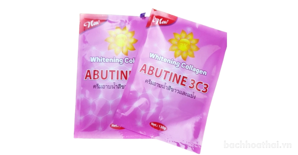 Whitening collagen abutine 3C3 giúp làn da bạn trắng hồng