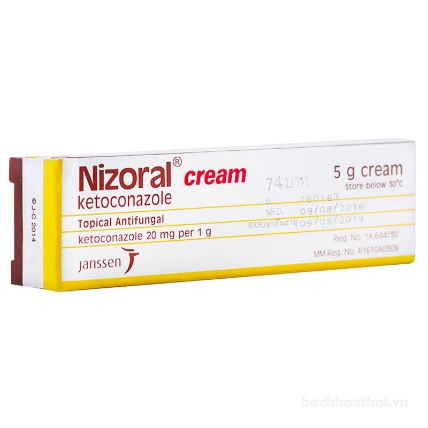 Thuốc trị nấm, ngứa, lang ben Nizoral Cream Ketoconazole Thái Lan ảnh 3