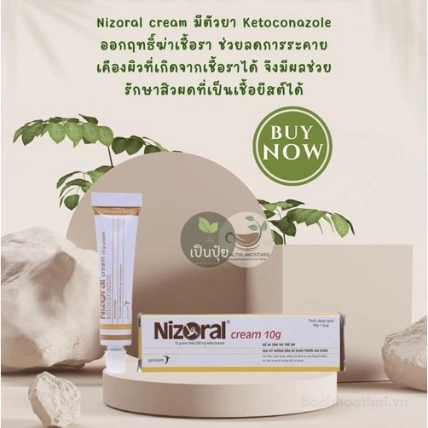 Thuốc trị nấm, ngứa, lang ben Nizo ral Cream Ketoconazole Thái Lan ảnh 5