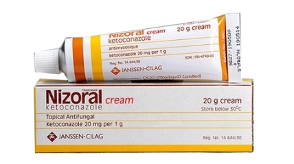 Thuốc trị nấm, ngứa, lang ben Nizoral Cream Ketoconazole Thái Lan ảnh 1