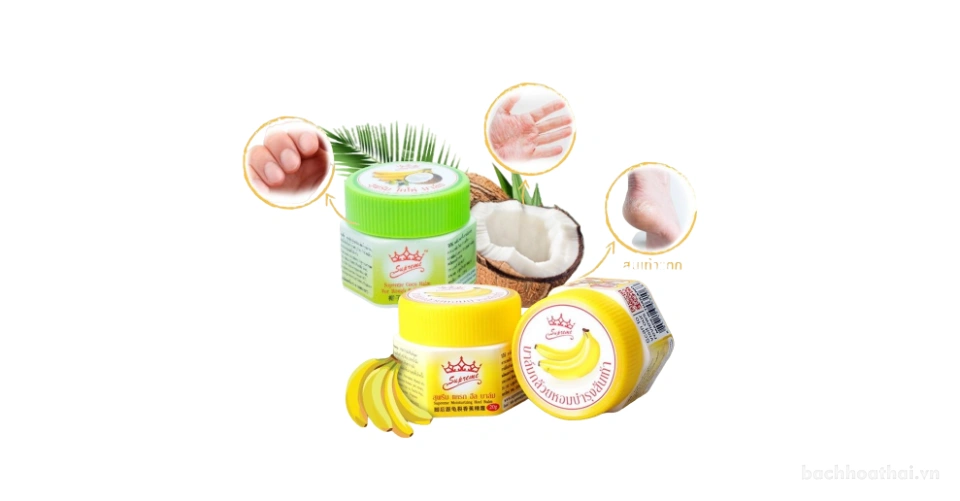 Kem dưỡng Supreme Banana Cracked Heels Balm cho da khô thô ráp