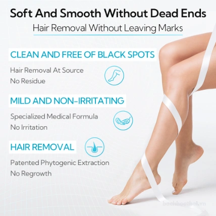 Set kem tẩy lông và dưỡng ẩm và phục hồi da Lanbena Hair Removal Cream Set ảnh 11