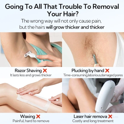 Set kem tẩy lông và dưỡng ẩm và phục hồi da Lanbena Hair Removal Cream Set ảnh 12