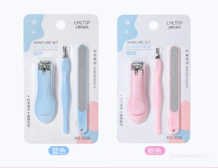 Set kìm, dũa cắt tỉa, chăm sóc móng thép không gỉ LMLTOP ảnh 10