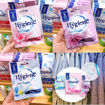Túi thơm hương hoa đậm đặc Hygiene Fabric Freshener Thái Lan ảnh 3
