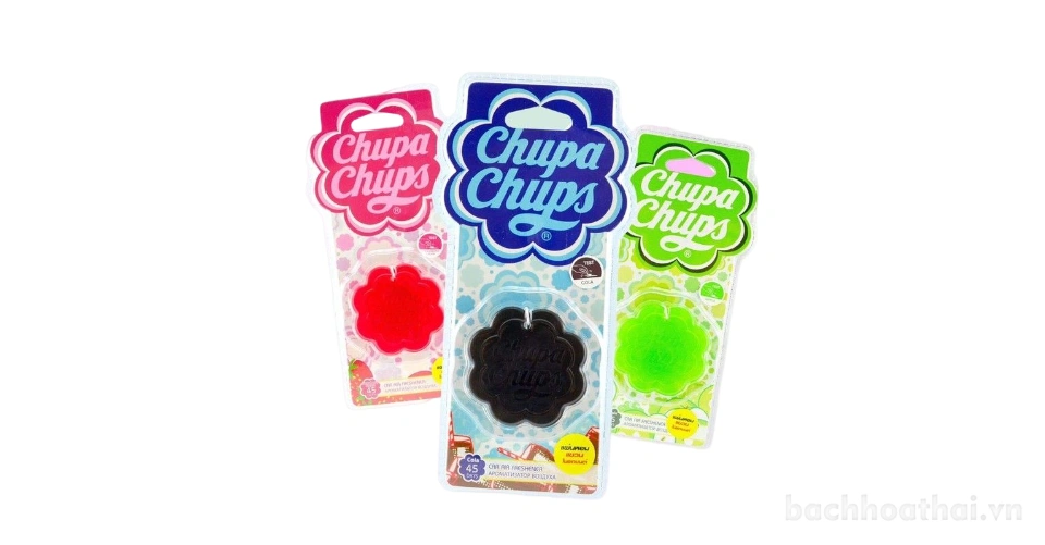 Sáp thơm treo xe hơi điều hòa không khí Chupa Chups Car Air Freshener