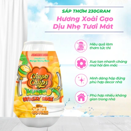 Sáp thơm phòng Gel Air Freshener Chupa Chups hương trái cây size lớn 230g ảnh 17