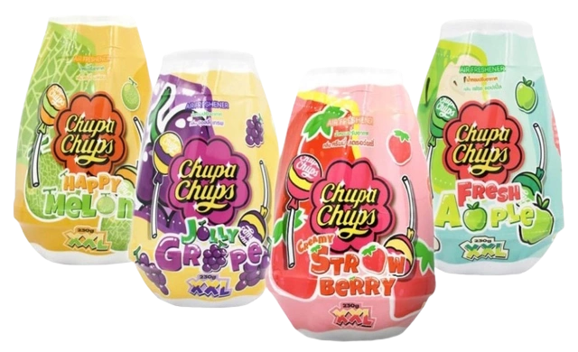 Sáp thơm phòng Gel Air Freshener Chupa Chups hương trái cây size lớn 230g
