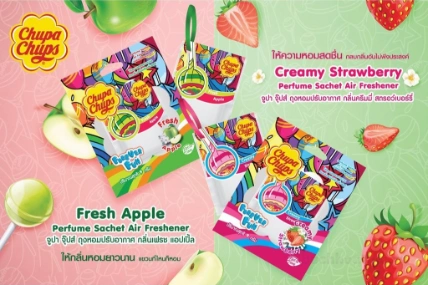 Túi thơm Chupa Chups Air Freshener Thái Lan hương kẹo trái cây (đủ 2 mùi) ảnh 14