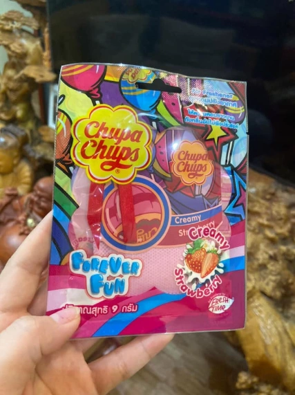 Túi thơm Chupa Chups Air Freshener Thái Lan hương kẹo trái cây (đủ 2 mùi) ảnh 5
