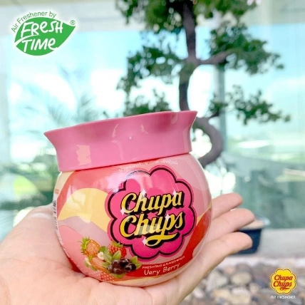 Sáp thơm phòng Solid Air Fresher Chupa Chups hương trái cây 155gr ảnh 9