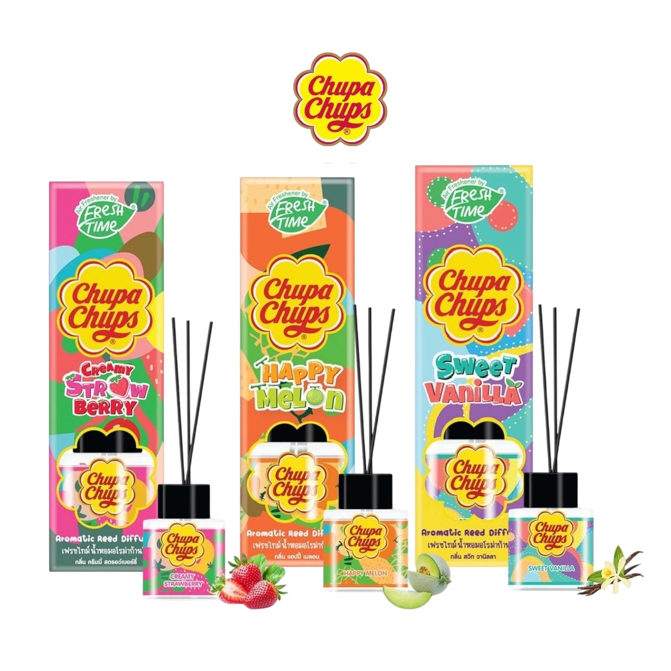 Tinh dầu khuếch tán Chupa Chups lưu hương mùi kẹo ngọt 30ml