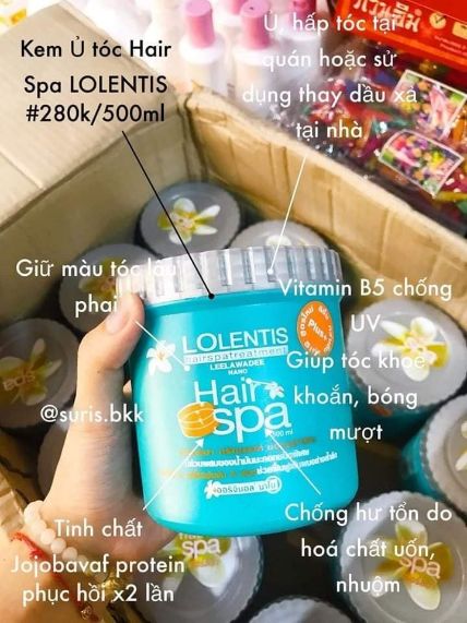 Ủ tóc Lolentis Hair SPA Leelawadee Nano 500 ml ảnh 12