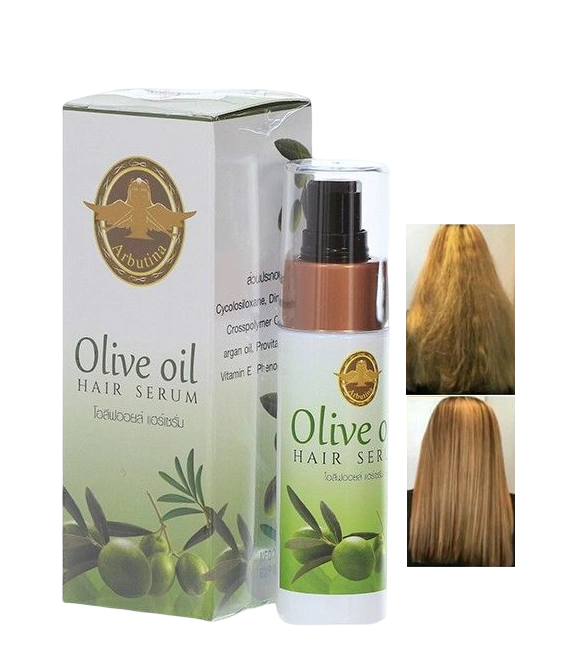 Dầu Ô liu dưỡng tóc ngăn hư tổn rụng tóc Arbutina Olive Oil Hair Serum