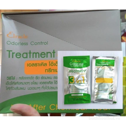 Kem ủ tóc khử mùi dưỡng tóc chống UV Elracle Odourless Control Treatment Cream 3 In 1 ảnh 6