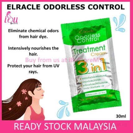 Kem ủ tóc khử mùi dưỡng tóc chống UV Elracle Odourless Control Treatment Cream 3 In 1 ảnh 12