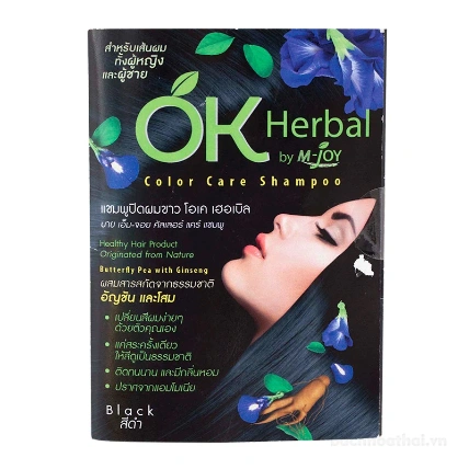 Dầu gội nhuộm màu tóc thảo dược OK Herbal Color Care Shampoo ảnh 2