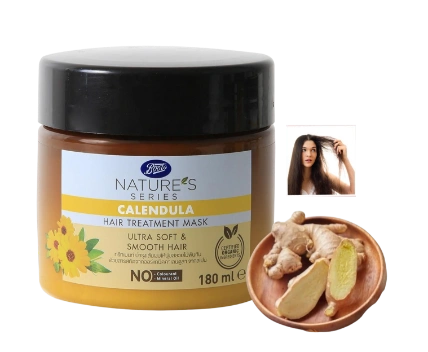 Ủ tóc gừng Boots Nature's Series Ginger Hair Treatment Mask