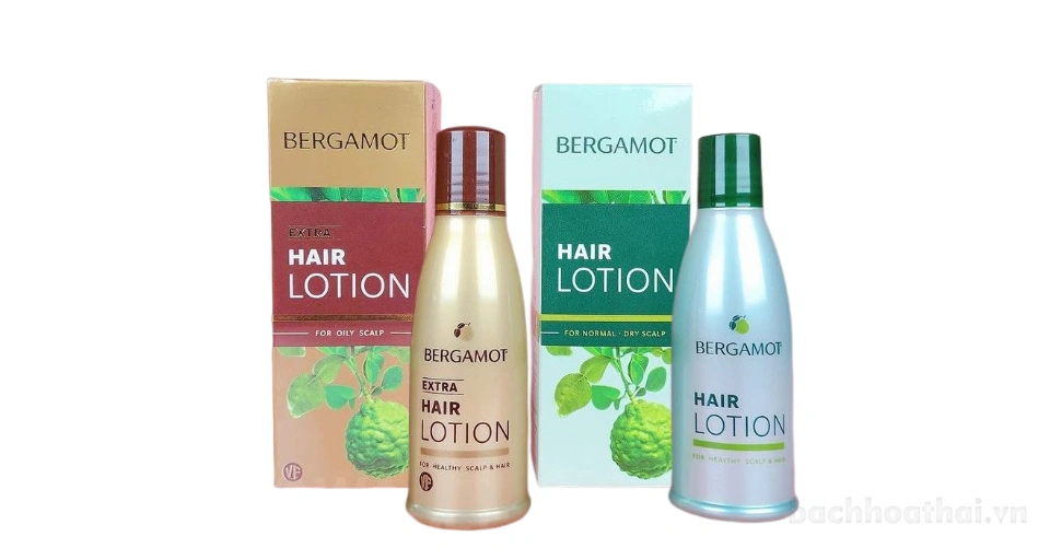 Dầu dưỡng tóc loại bỏ gàu ngừa gãy rụng Bergamot Hair Lotion Kaffir Lime