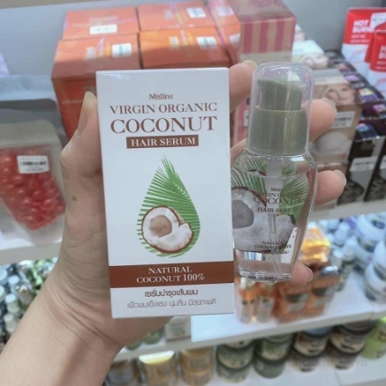 Serum dưỡng tóc tinh chất dầu dừa hữu cơ Mistine Virgin Organic Coconut ảnh 2