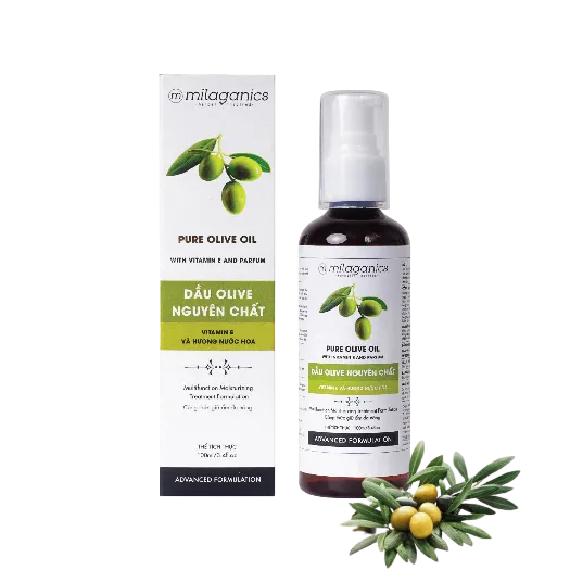 Ảnh sản phẩm Dầu Oliu nguyên chất Milaganics Pure Olive Oil 100ml 1